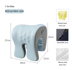 Memory Foam Neck Support Pillow for Office & Travel