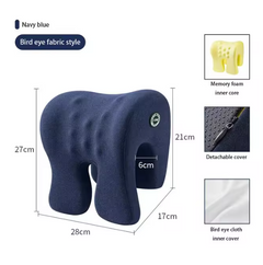 Memory Foam Neck Support Pillow for Office & Travel