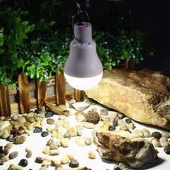 Solar LED Outdoor Camp Light - Portable Rechargeable Lamp