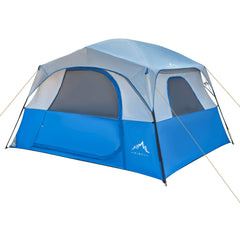 GoHimal Tents 6 Person for CampingEasy Setup Waterproof Windproof Camping TentDouble Layer Cabin Tent -10X9X79in(H)