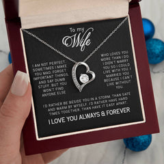 To My Wife Forever Love Necklace