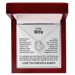 To My Wife Forever Love Necklace