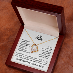 To My Wife Forever Love Necklace