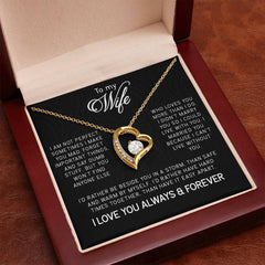 To My Wife Forever Love Necklace