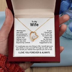 To My Wife Forever Love Necklace