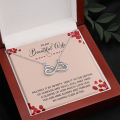 To My Beautiful Wife  Endless Love Necklace