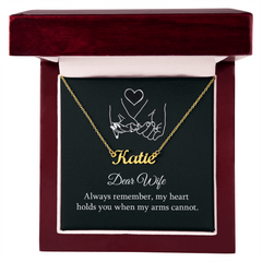 Dear Wife Personalized Name Necklace