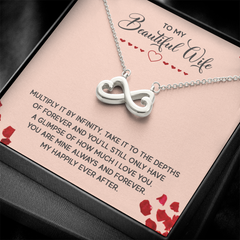 To My Beautiful Wife  Endless Love Necklace