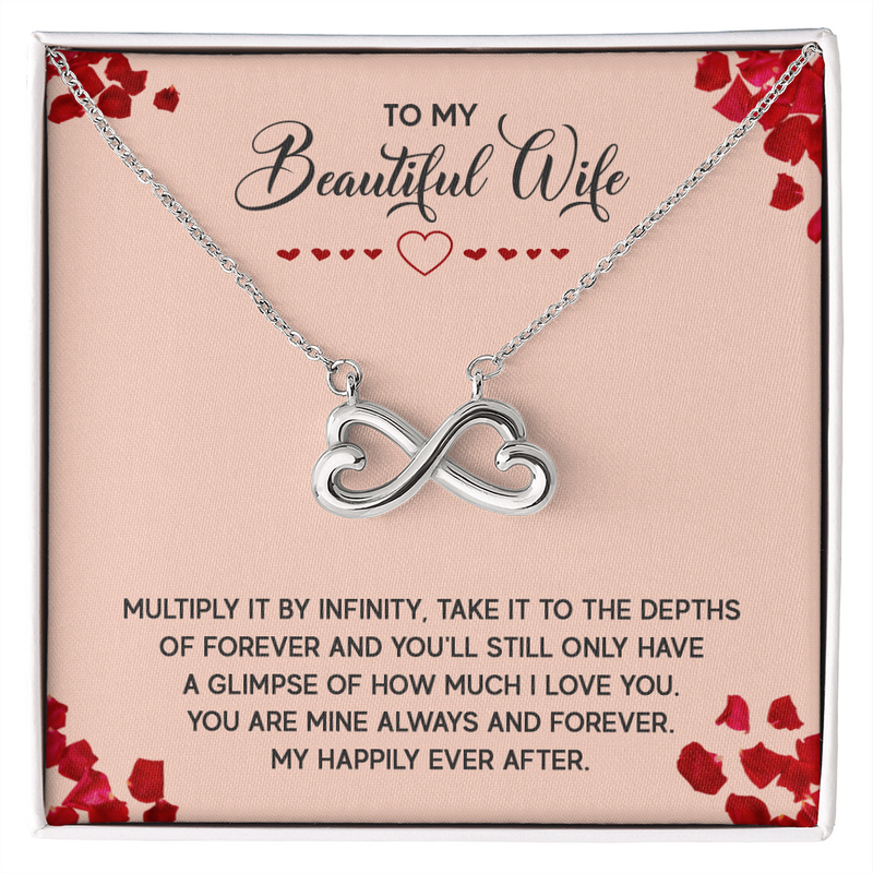 To My Beautiful Wife  Endless Love Necklace