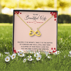 To My Beautiful Wife  Endless Love Necklace