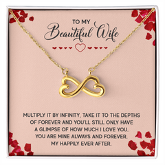To My Beautiful Wife  Endless Love Necklace
