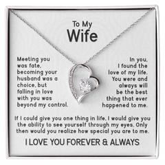 To My Wife Forever Love Necklace
