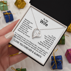 To My Wife Forever Love Necklace