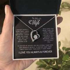 To My Wife Forever Love Necklace