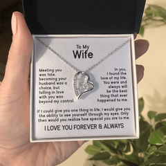 To My Wife Forever Love Necklace