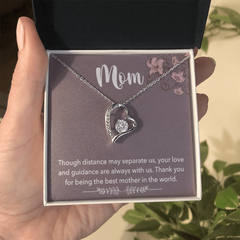 To Mom Forever Love Necklace