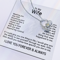 To My Wife Forever Love Necklace
