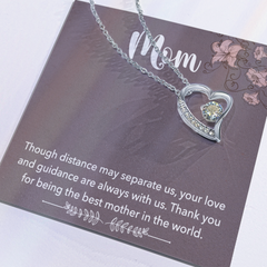 To Mom Forever Love Necklace