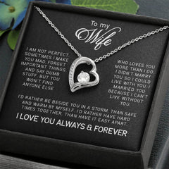 To My Wife Forever Love Necklace