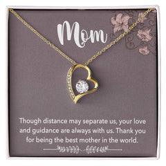 To Mom Forever Love Necklace